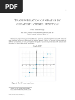 Transformation of Graphs by Greatest Integer Function 5