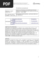 Ementa Disciplina IH 1567-2014