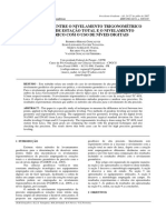 Comparação Entre o Nivelamento Trigonométrico