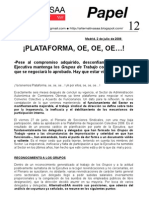 Papel 12 Ya Tenemos Plataforma