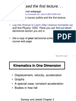 If You Missed The First Lecture. - .: - Find The Course Webpage