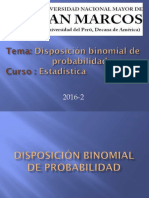 Disposición Binomial de Probabilidad