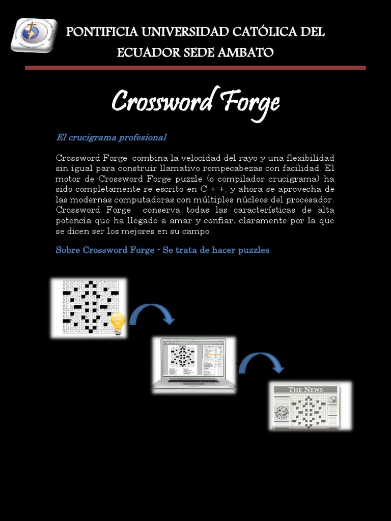 Crossword Forge 7.3 Full Espanol