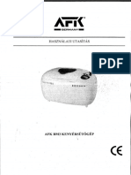 Afk bm-3 Használati Útmutató PDF