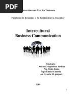 Download Intercultural Business Communication by Camelia Muscalu SN37859204 doc pdf