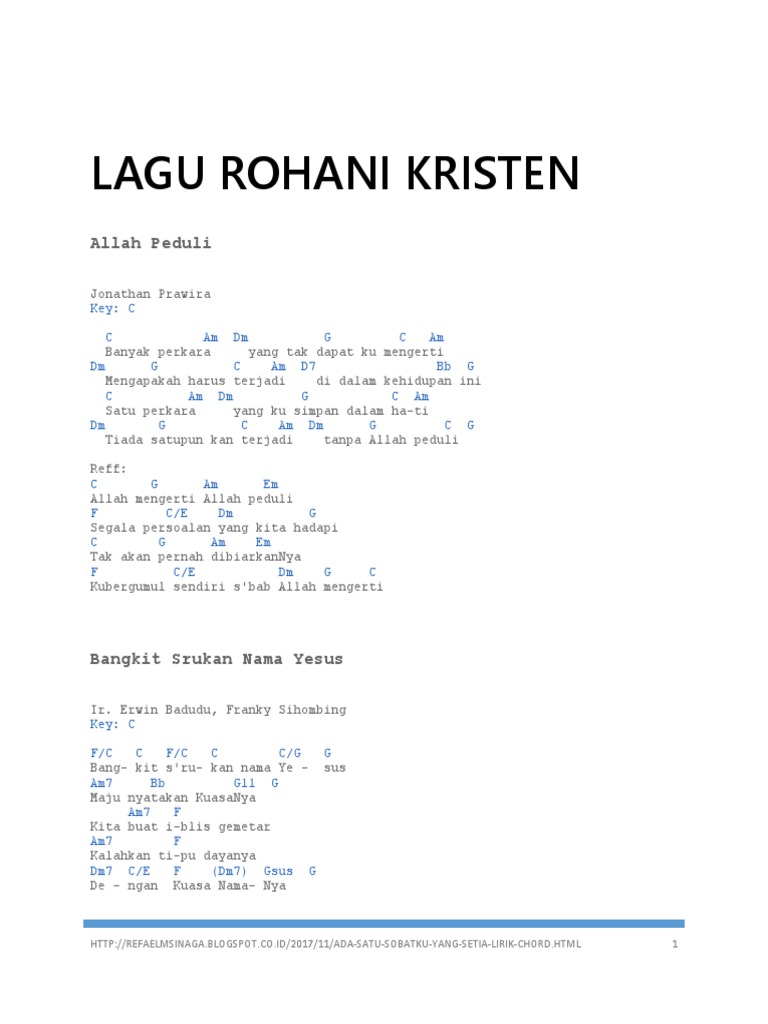 Lagu Rohani Kristen