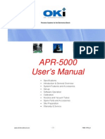 APR-5000 User Manual 7000-1370 - D2