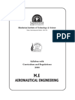 M.E Aeronautical Syllabus PDF