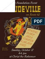 Vaudeville Poster 9.20.10