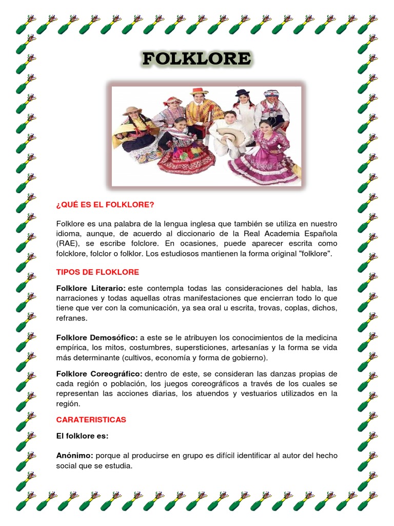 FOLKLOR1 | PDF | Folklore | Ropa