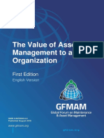 Gfmam The Value of Asset Management To An Organisation First Edition English Version