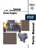 RS5 19 Telescopic Handler Deutz TD 4L2009 Engine Parts Manual 913282B