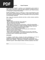 Contrato Pedagógico - Sugestões