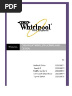 Download Whirlpool - Organisational Structure and Analysis by Taposh Sarkar SN37860585 doc pdf