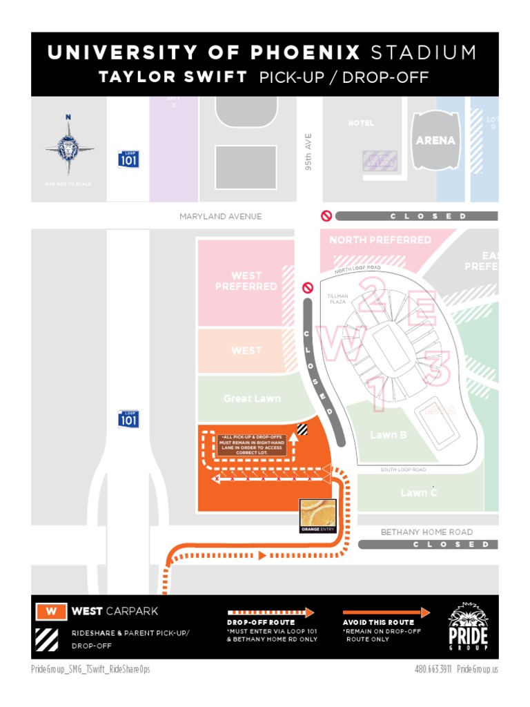 Taylor Swift Event Drop-Off Map | PDF | Business