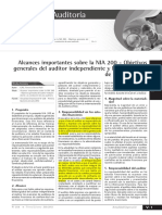 NIA 200 - Objetivos Generales Del Auditor Indep. y La Conduccion de Una Audit.