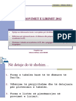 Per Provimet e Lirimit 2012-Material Trajnues