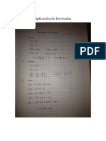 Aplicación de Derivadas