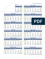 Calendario 2018 Una Pagina PDF