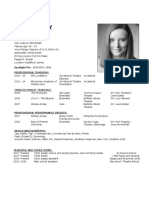 Hannah Merry CV