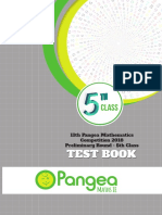 Test Booklet 5th Class