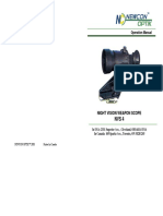 Operation Manual: Night Vision Weapon Scope