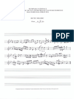 2014 Interpretare Instrumentala Arta Vocala Si Studii Teoretice Nationala Clasele Ixxii Dicteu Melodic Subiecte