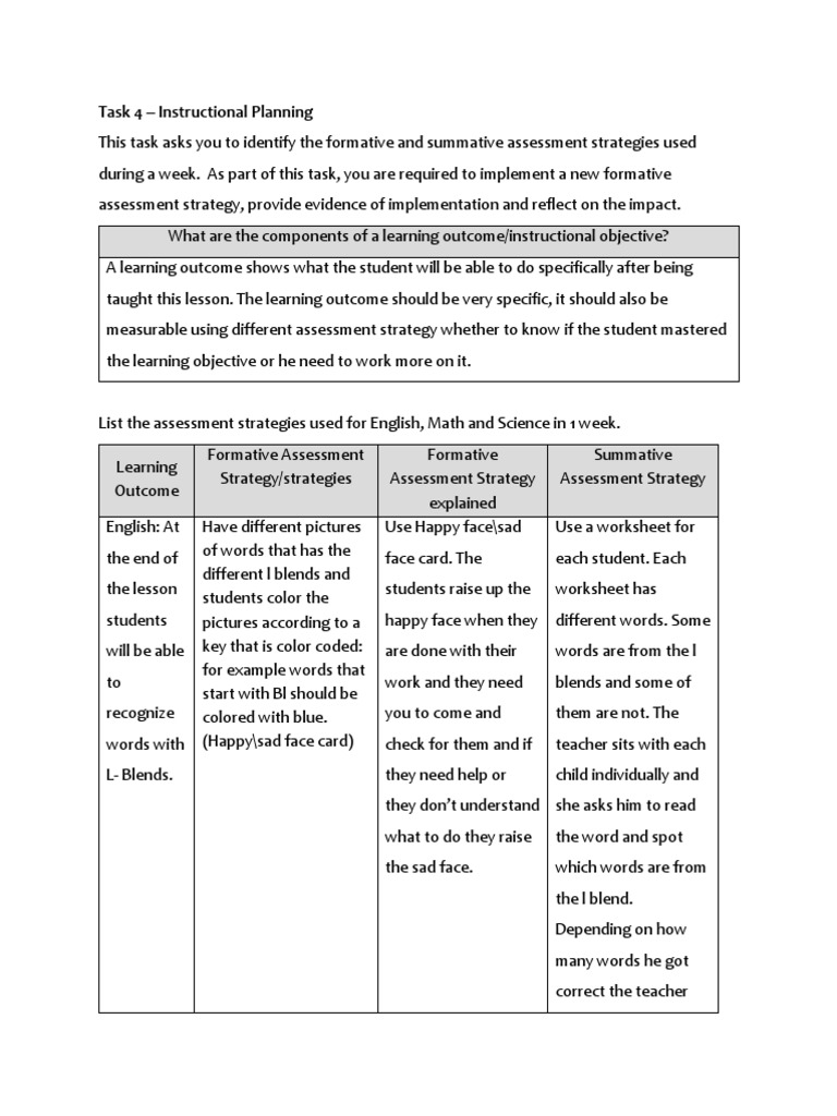 Task 4 | PDF | Educational Assessment | Applied Psychology