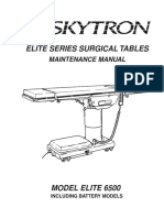 Skytron Elite 6500 Surgical Table - Maintenance Manual