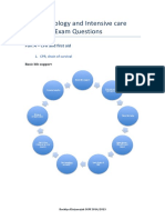 Anesthesiology and Intensive Care Medicine Answers For Exam