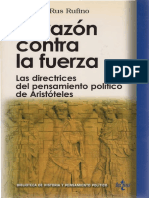 LIBRO Rus Rufino-La Razón Contra La Fuerza-Las Directrices Del Pensamiento Político de Aristóteles PDF