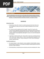 Michael Avenatti Executive Summary Alleging Payments To Cohen Shell Corp