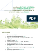 Guía para El Monitoreo, Evaluación y Reconocimiento de Logros Ambientales 2016 (Matriz de Logros Ambientales)