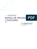 Manual de Organización y Funciones