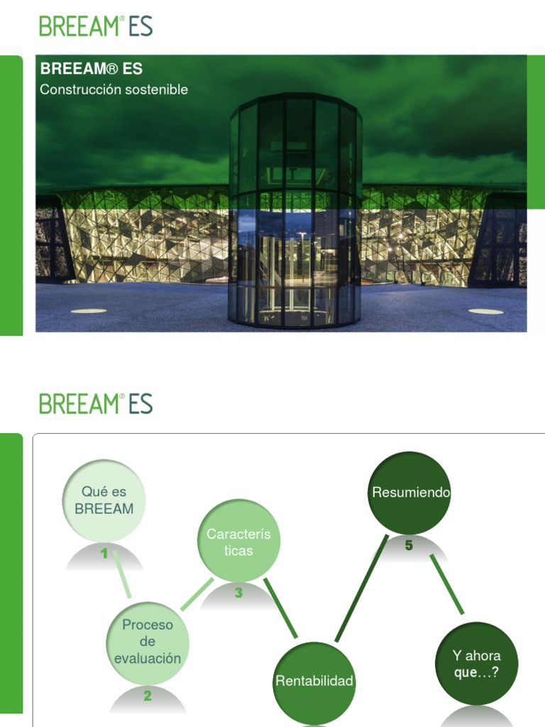 Presentacion BREEAM | PDF | Sustentabilidad | Desarrollo sostenible