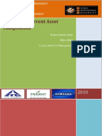 Financial Analysis of Current Asset Composition of ITC, Trident &amp Samsung-Scribd