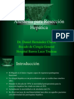 Anestesia en Reseccion Hepatica