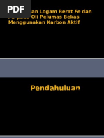 Download Penjerapan Logam Berat Fe Dan Pb Pada Oli by ichsan avianto  irfan kurniawan by iamixan SN37863497 doc pdf
