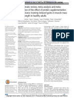 2017.a Systematic Review, Meta-Analysis and Meta - Regression of The Effect of Protein Supplementation On Resistance Training-Induced Gains in Muscle Mass and Strength in Healthy Adult