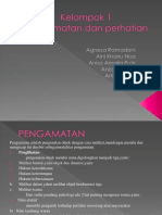 PSIKOLOGI-Pengamatan Dan Perhatian (Kel 1)