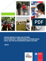 Nuevo Modelo Para Un Sistema de Extensión y Transferencia Tecnológica en El Sector Silvoagropecuario Chileno