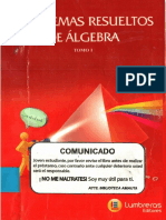 Algebra Lumbreras PDF