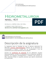 H1 Presentación Del Curso_Hidrometalurgia