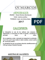 Calcopirita y Manganocalcita - DIAPOSITIVAS