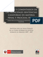 Analisis y Comentarios de Las Principales Sentencias Casatorias en Materia Penal y Procesal Penal - Minjus