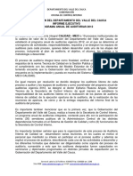1- Informe Ejecutivo Auditorias 2012