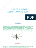 Medida de Rumbos y Azimuts Magneticos 2