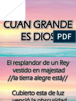 Cuan Grande Es Dios