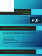 Second-Order Active Filters Based On Inductor Replacement