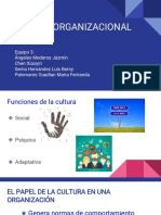 Cultura Organizacional Elementos y Funciones